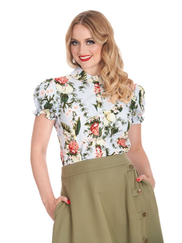 BLOOM BLOUSE Blue