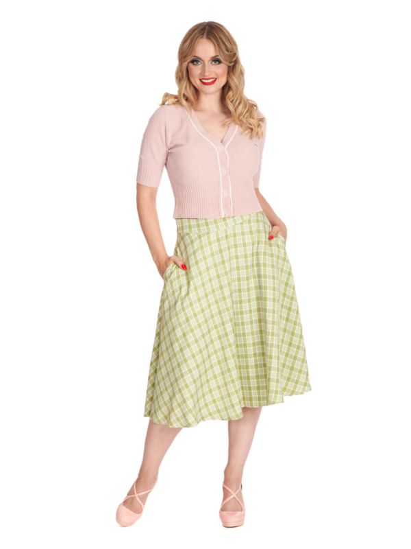 CANDY TEA SWING SKIRT Green