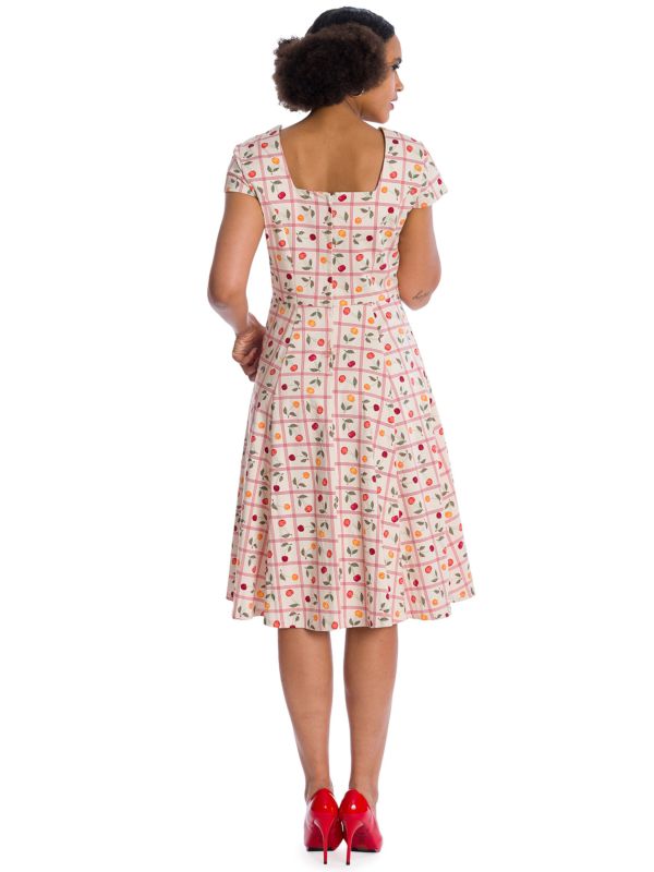 Banned Retro Country Cherry Brigitte Fit and Flare Dress