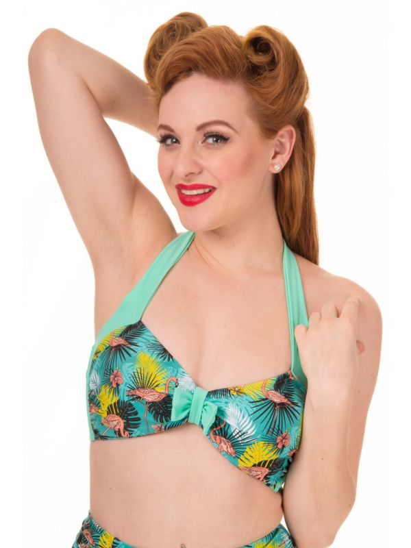 Wanderlust Halter Bikini Top
