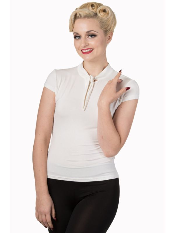 Banned Retro Free Ride Top Off White