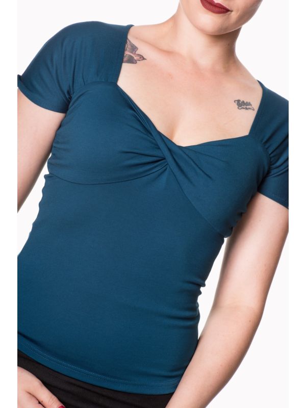 SHE WHO DARES TOP Teal