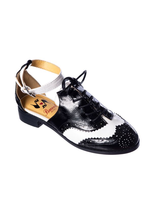 GHOSTLY HEART CUT OUT BROGUES 