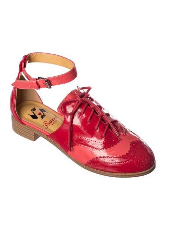 GHOSTLY HEART CUT OUT BROGUES 