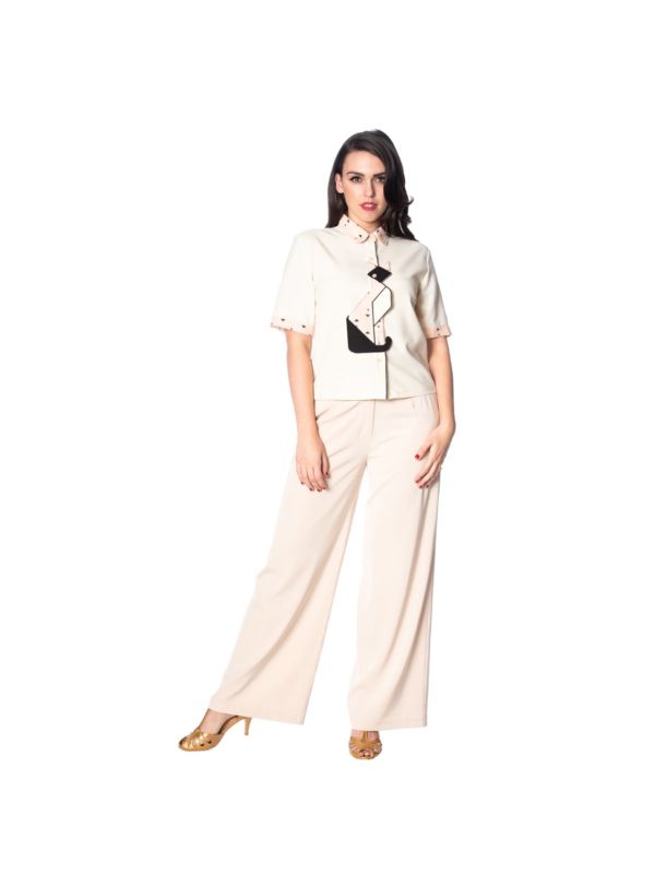 GEO CAT BLOUSE