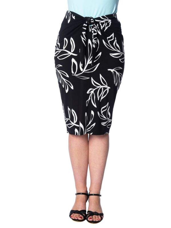 PALM PENCIL SKIRT