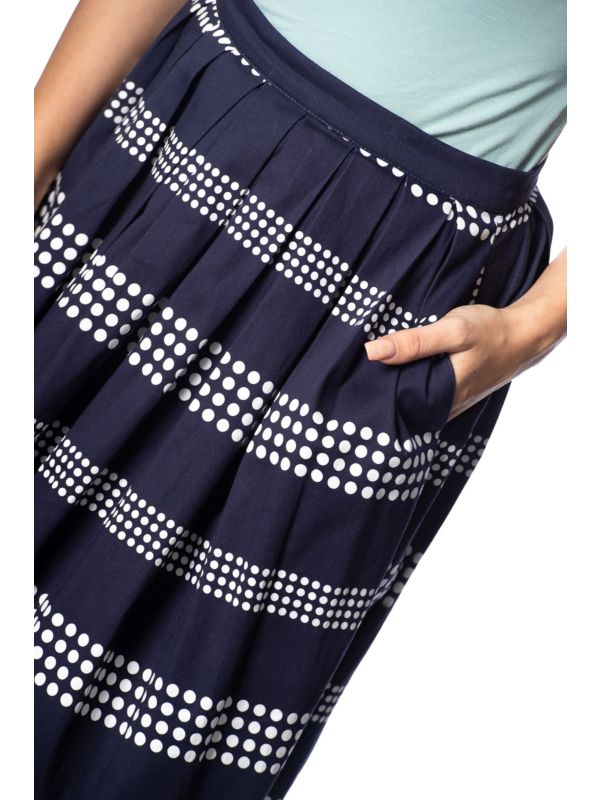 SAIL AWAY PLEATS PLEASE SKIRT
