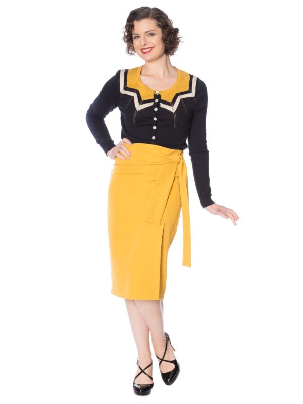 BOW PENCIL SKIRT