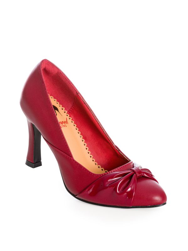 HOLLYWOOD GLAM HEELS-Burgundy