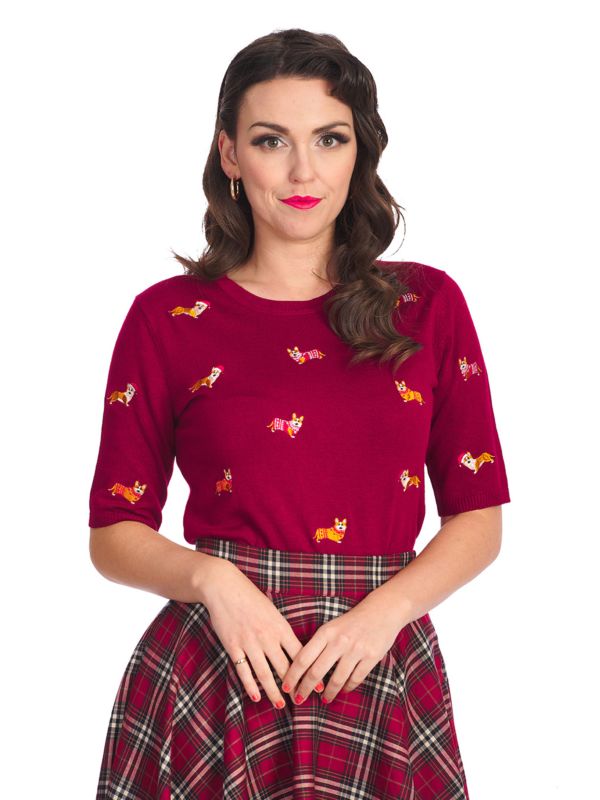 THE QUEENS CORGI JUMPER
