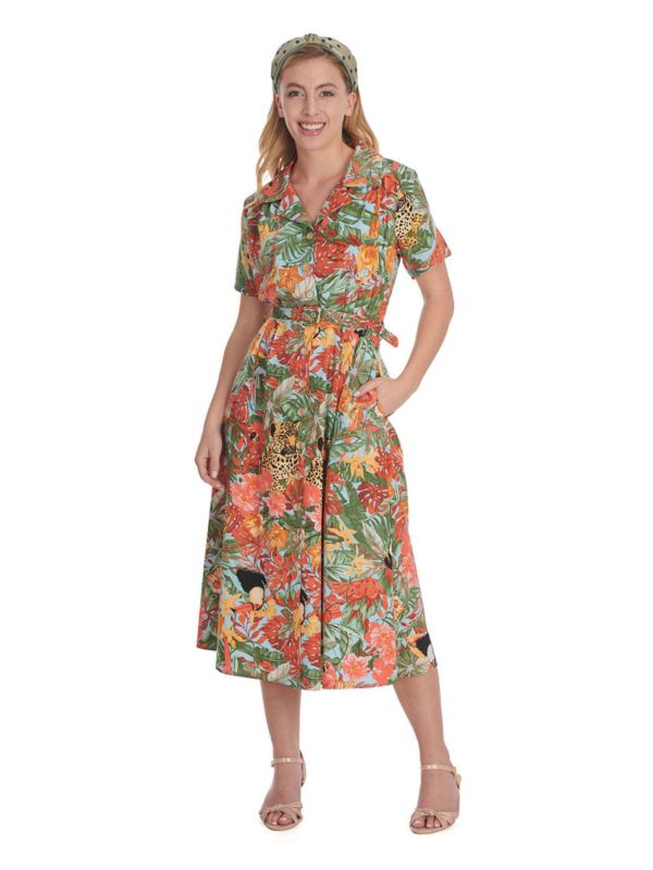 WILD PARROT DRESS