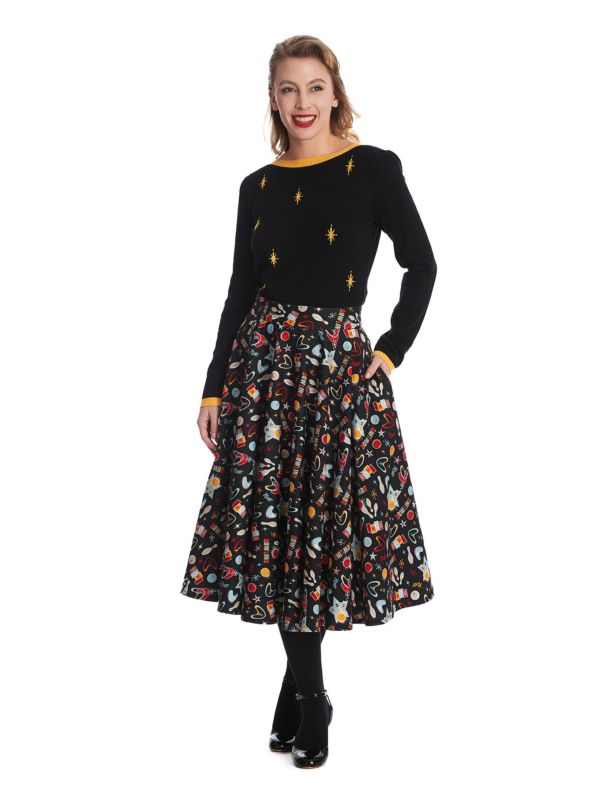 LET'S GO BOWLING SKIRT