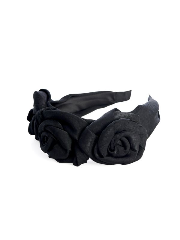 ROSALIE HEADBAND-Black-One Size