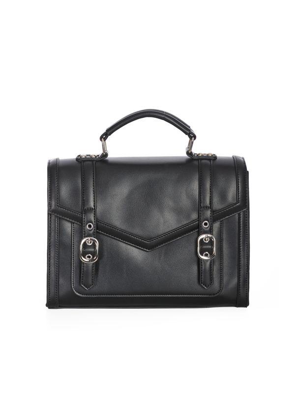 MIRABELLE MESSENGER SHOULDER  BAG Black