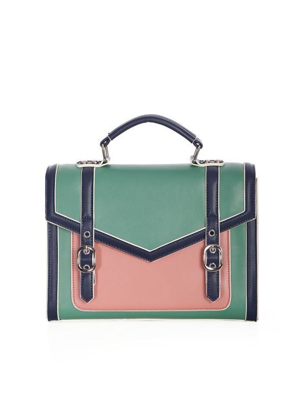 MIRABELLE MESSENGER SHOULDER  BAG Green