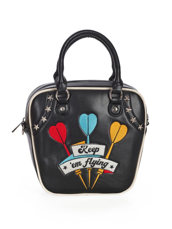 KEEP 'EM FLYING HANDBAG  Black