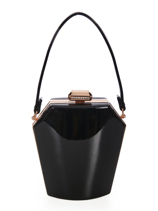 LILLY'S COFFIN HANDBAG Black