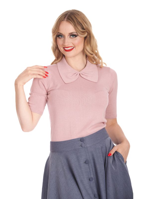 BOW DELIGHT JUMPER Blush
