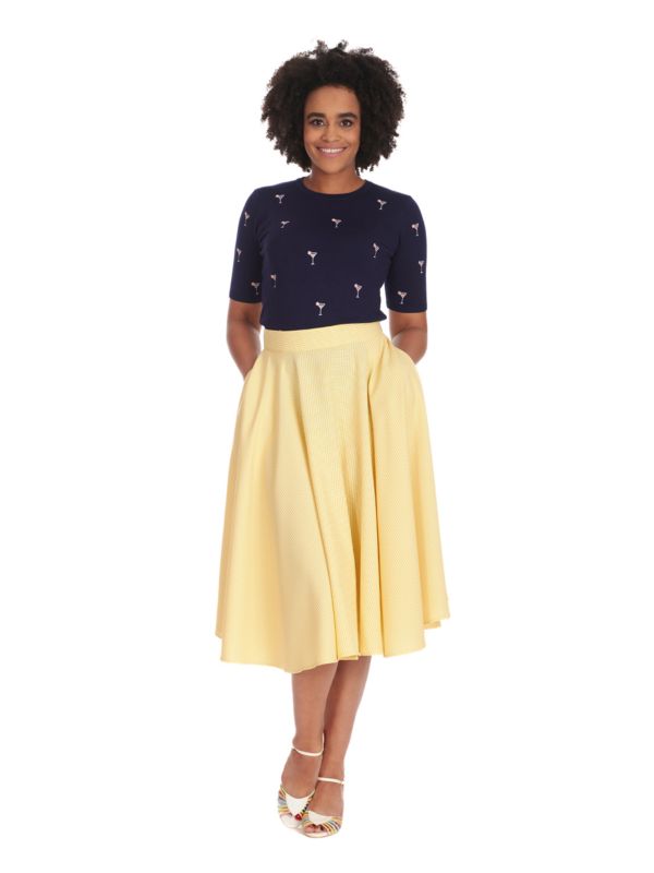 SALING BREEZE SWING SKIRT Yellow