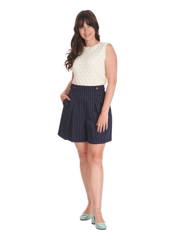 STRIPE SAIL SHORT Navy
