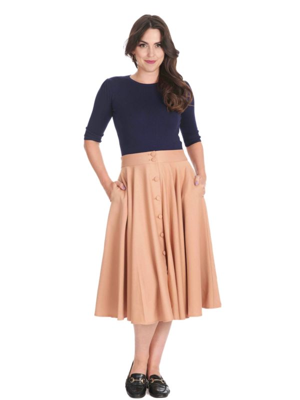 1950's Banned Retro Grace jumper-Navy