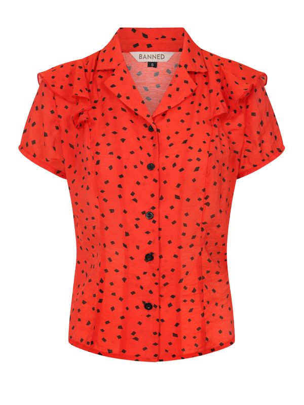 RUBY BLOUSE Red