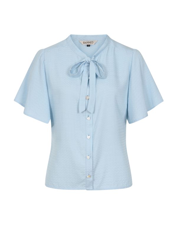 MAY WAVE BLOUSE Blue
