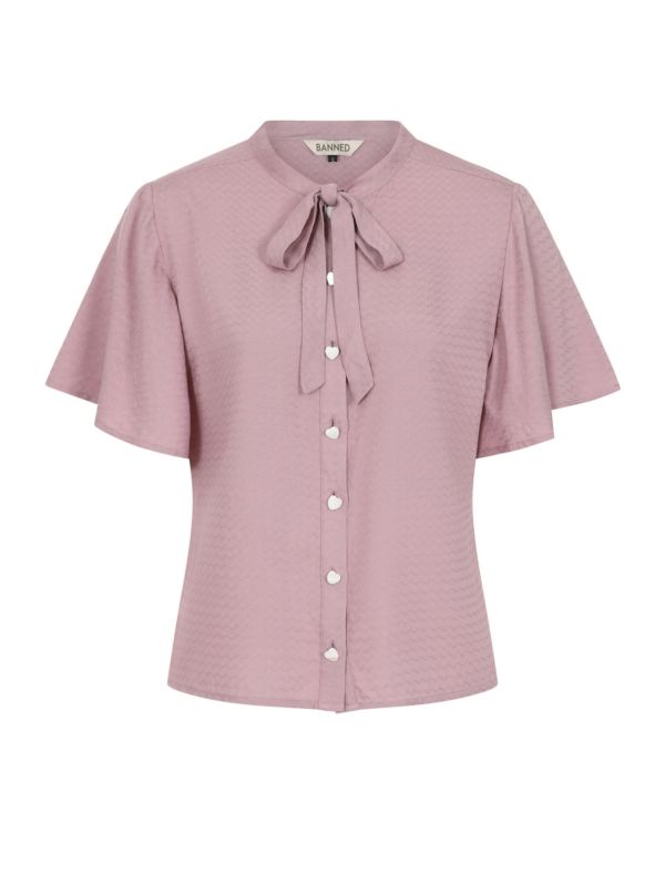 MAY WAVE BLOUSE Lilac