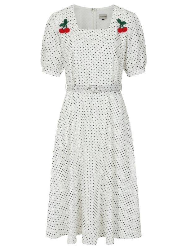  DANNY SWEET SPOT DRESS White
