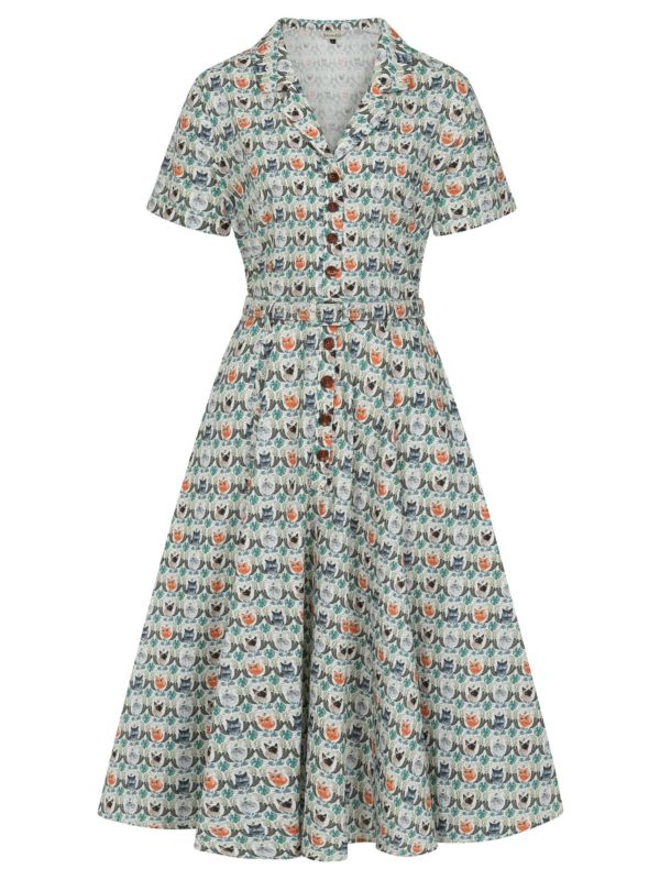 BELLA PURRRFECT DRESS White