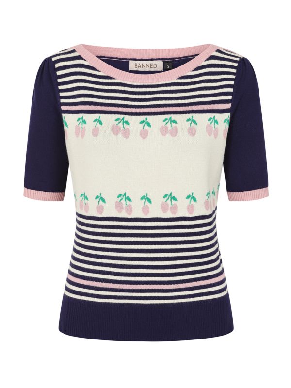 JOLENE CHERRIES JUMPER Navy