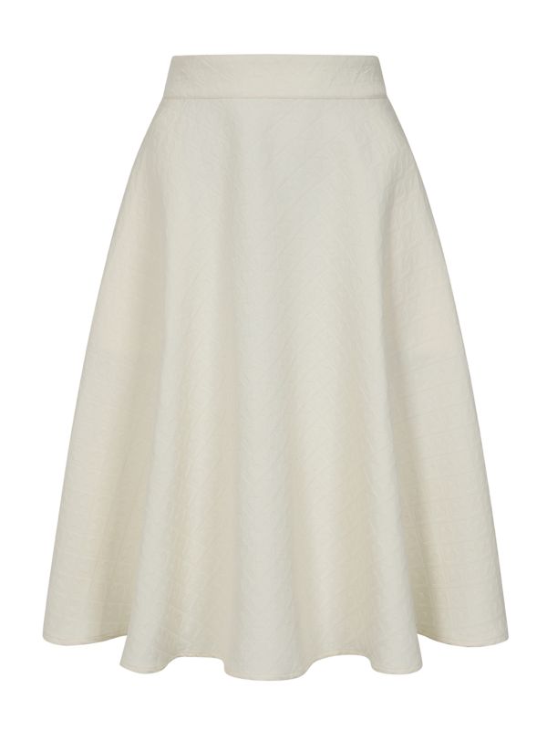 HEART SWING SKIRT OffWhite