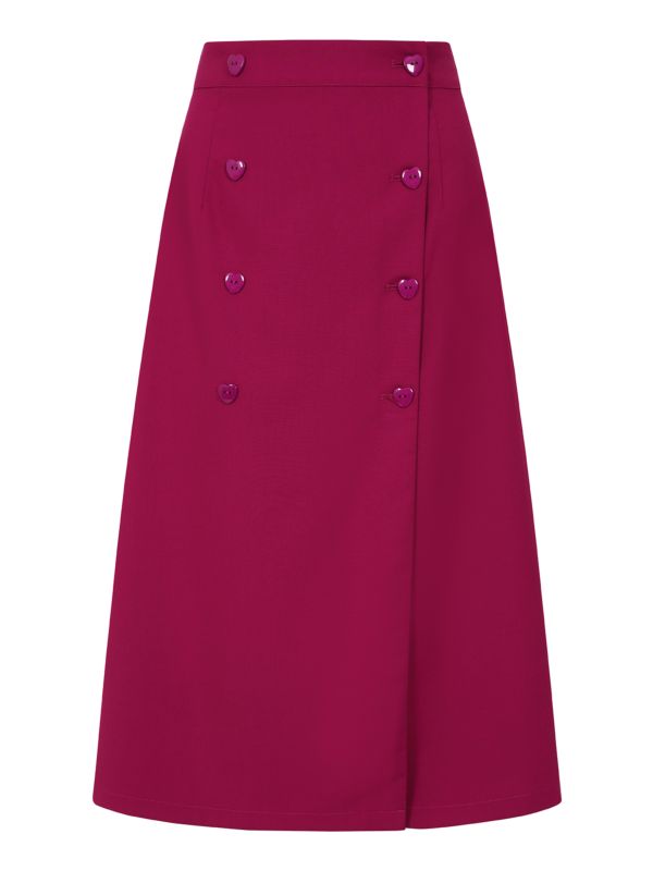 HANNA HEART SKIRT Magenta