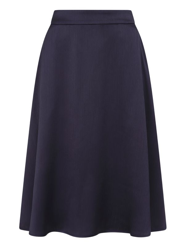 RITA SILKY SKIRT Navy