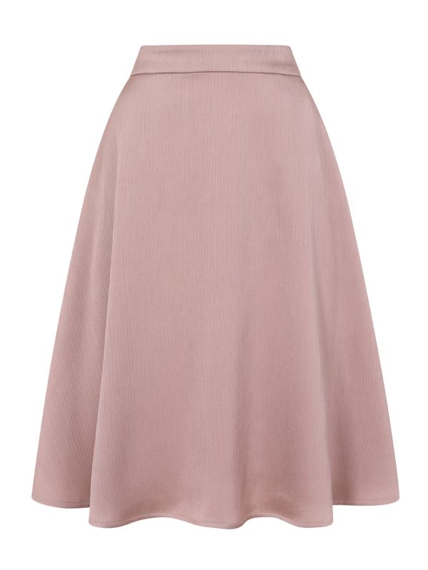 RITA SILKY SKIRT Blush