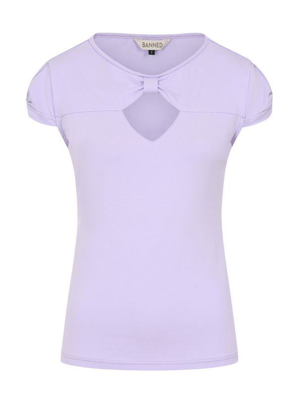 BE FREE JERSEY TOP Lilac