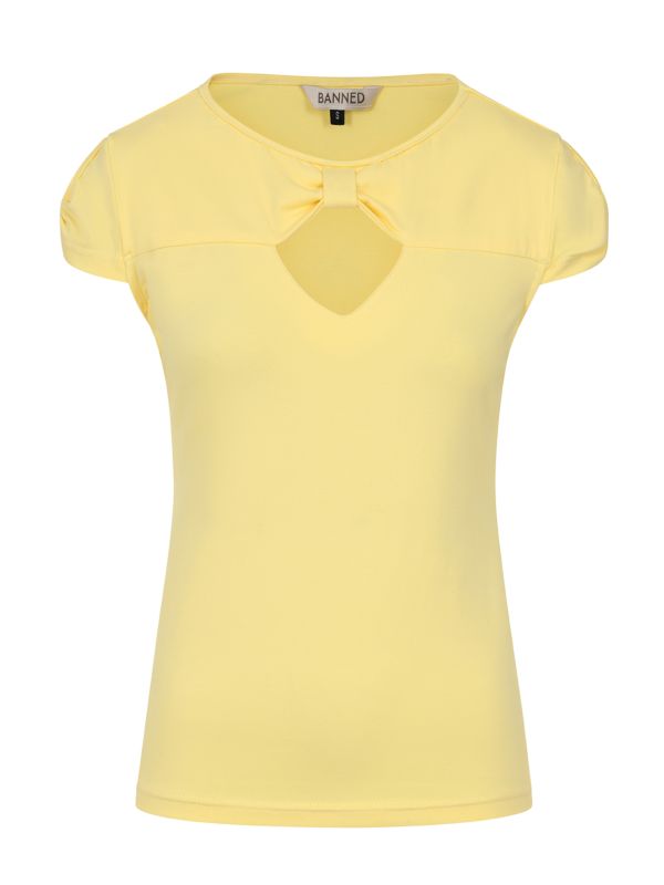 BE FREE JERSEY TOP Banana Yellow