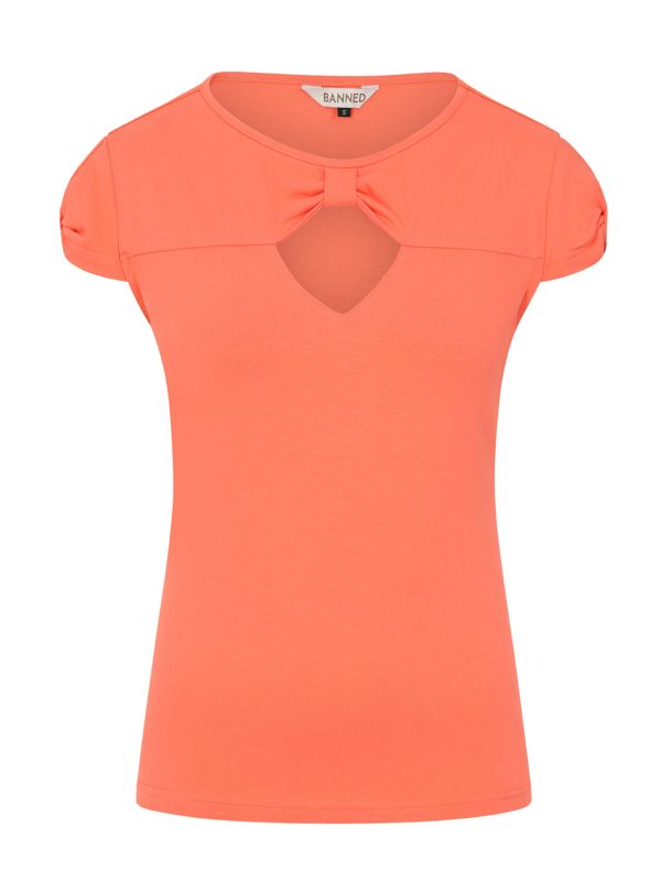 BE FREE JERSEY TOP Coral