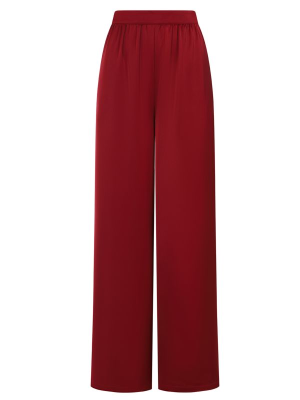 SOPHIA LUXE TROUSER Burgundy