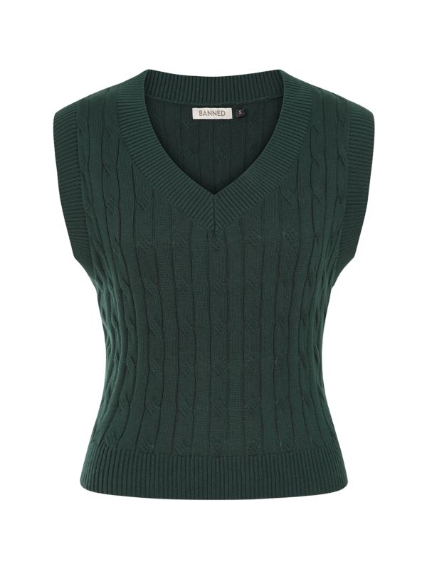 Olive waistcoat Green