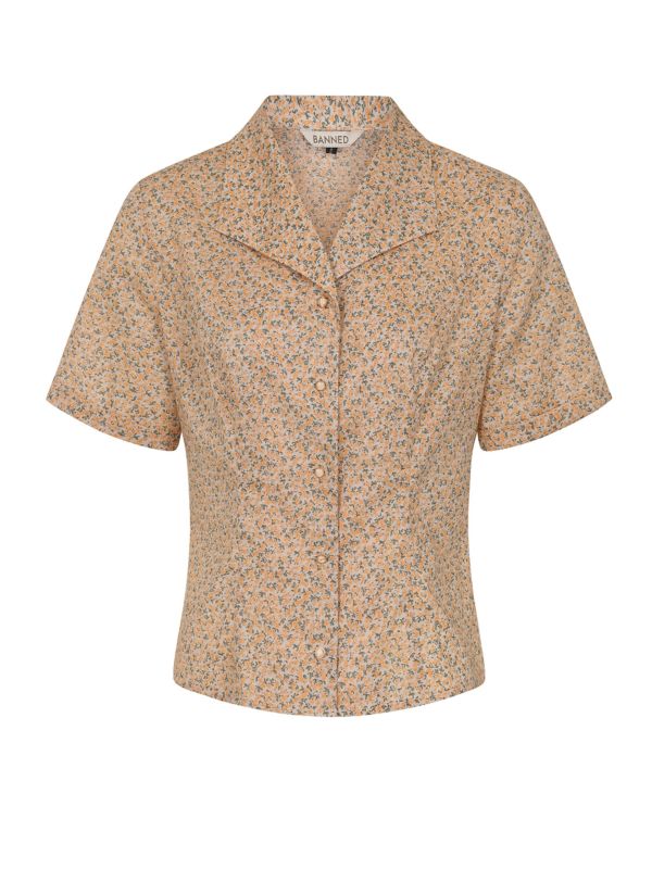 GLORIA WILD FLOWER BLOUSE Yellow