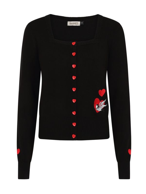 ANNIE LOVE CARDIGAN Black