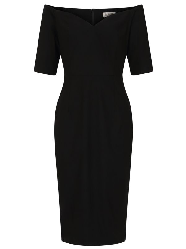 Amalia pencil dress Black