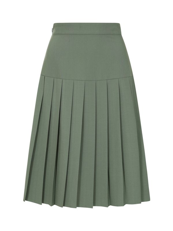 SPENCER PLEAT SKIRT Green