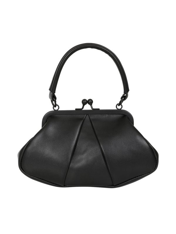 BANNED Shirley Trapeze Handbag | 1940s-Inspired Vintage Style-Black-One Size