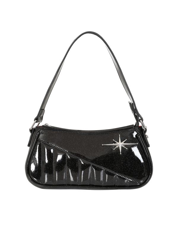 Black STARLIT SHIMMER HANDBAG