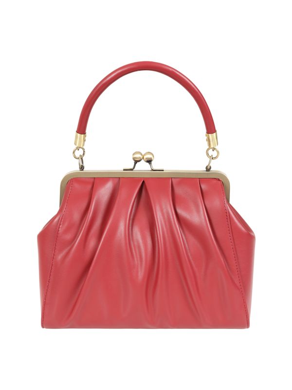 Burgundy SCARLETT FRAME BAG
