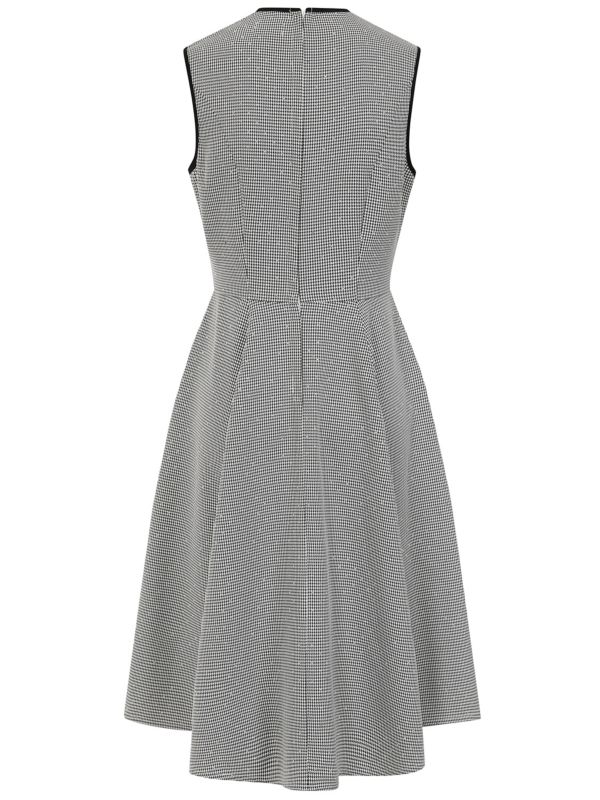 BANNED Retro Edith Vintage Houndstooth Dress with Pockets-Black