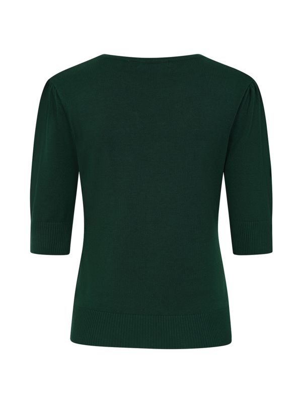 1950's Banned Retro Grace jumper-Green