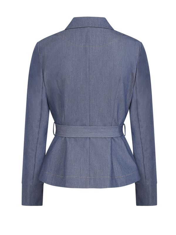 Banned Retro 1940's Blue Edie Jacket-Blue